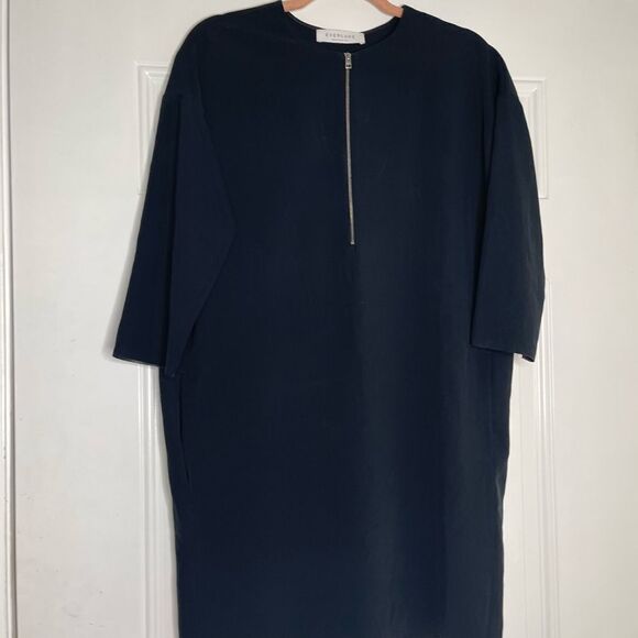 Everlane Japanese Goweave Quarter Zip Dress - Picture 4 of 7
